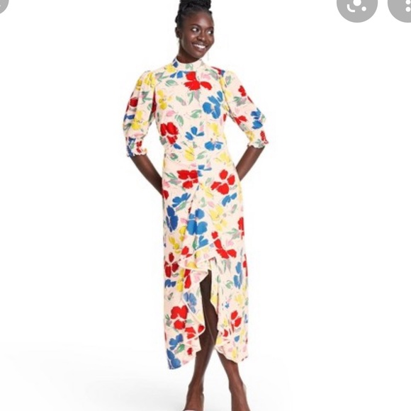 RIXO for Target Floral Midi Dress - Picture 2 of 5